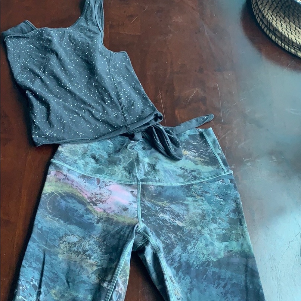 Lululemon galaxy wunder under high rise leggings